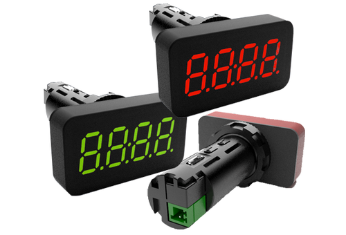 Round drill-hole panel meters